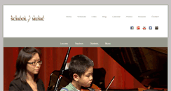 Desktop Screenshot of bellevueschoolofmusic.com