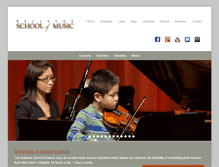 Tablet Screenshot of bellevueschoolofmusic.com